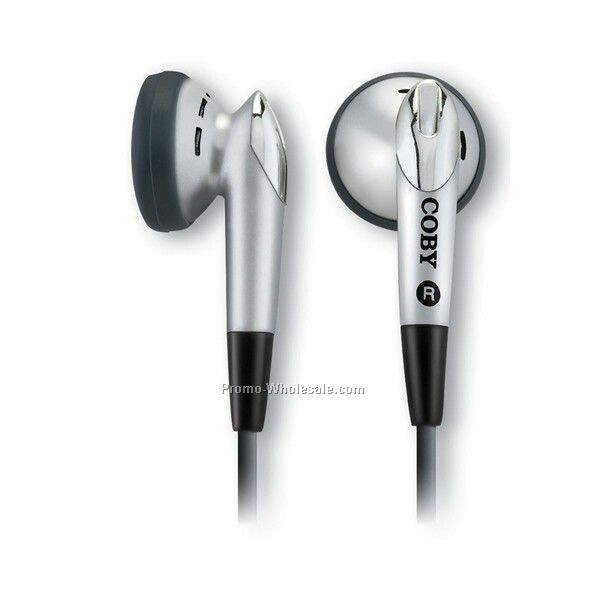 Coby Dynamic Stereo Earphones W/ Carrying Case