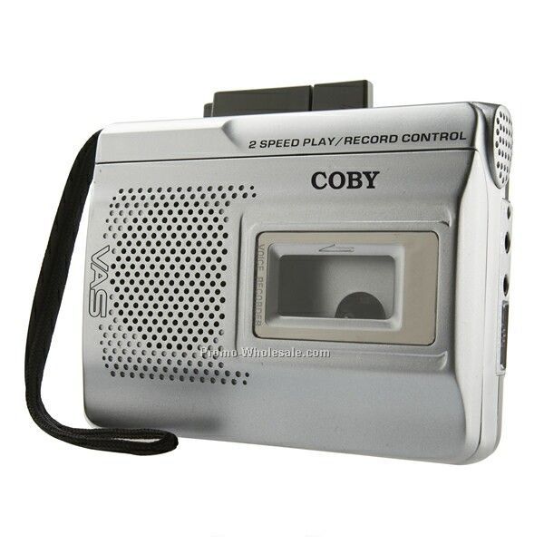 Coby Vas Cassette Recorder W Three Speed Recording