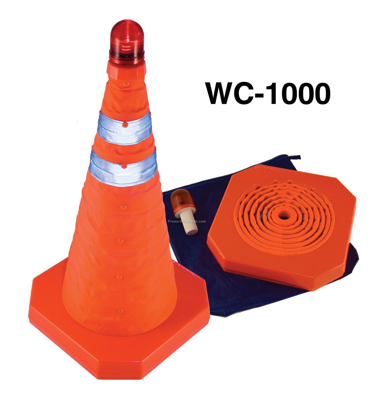 Collapsible Safety Warning Cone