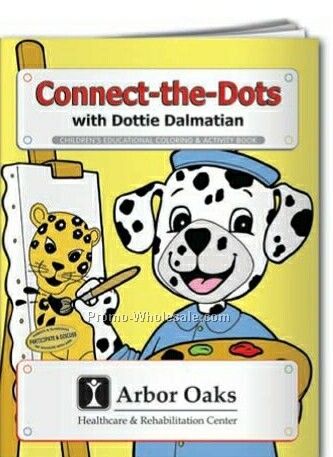 Connect The Dots With Dottie Dalmation Coloring Book (Action Pak)