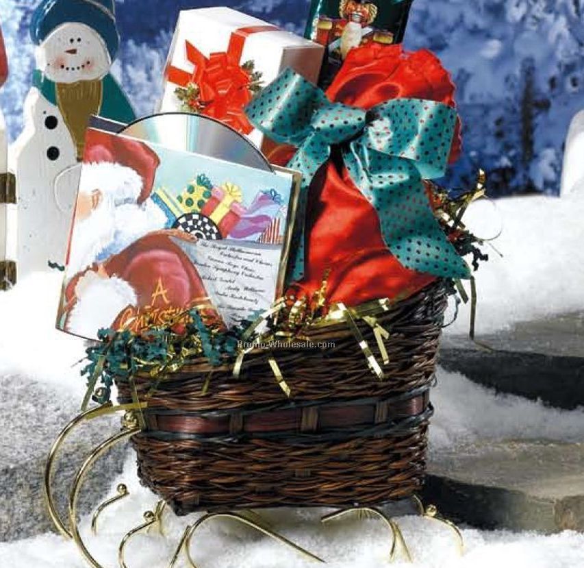 Dashing Through The Snow Gift Basket