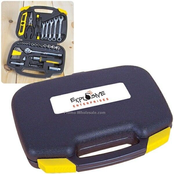 Deluxe Tool Kit - 11-1/2"x8-1/2"x2-3/4" (Not Imprinted)