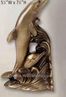 Dolphin Book End (5-1/2"x7-1/2")