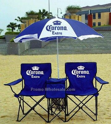 Double Chair W/Umbrella & Cooler