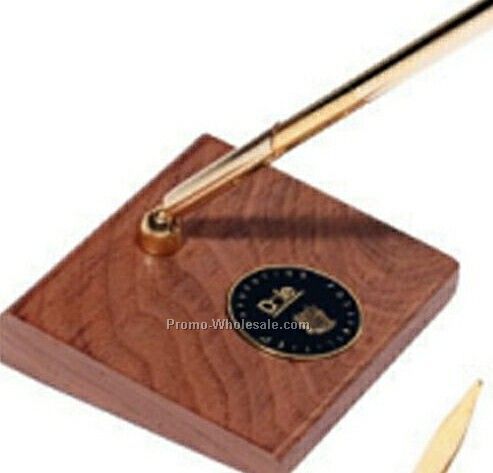 Dymondwood Single Pen Holder Set(Die Cast Brass/Domestic)