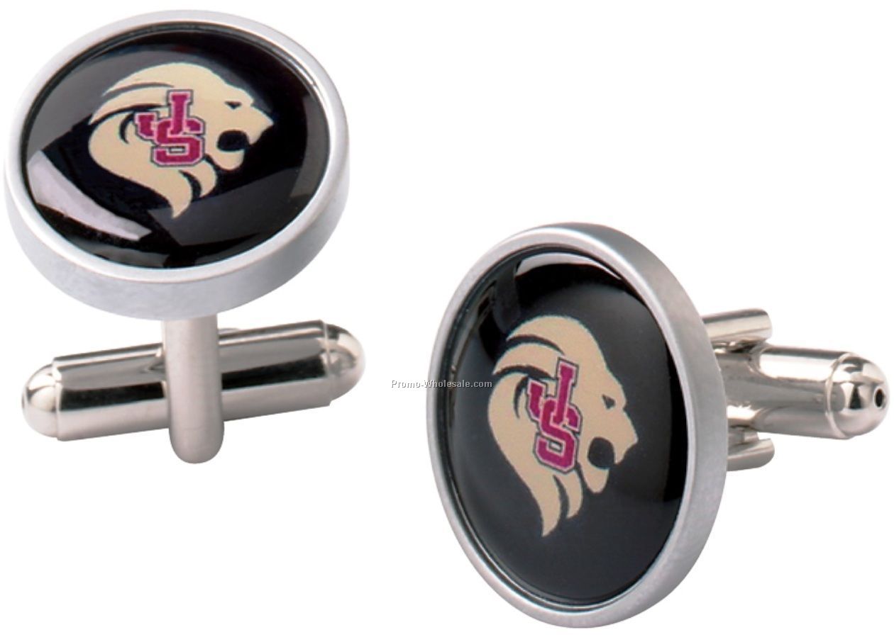 Epoxy Dome Cuff Links Set