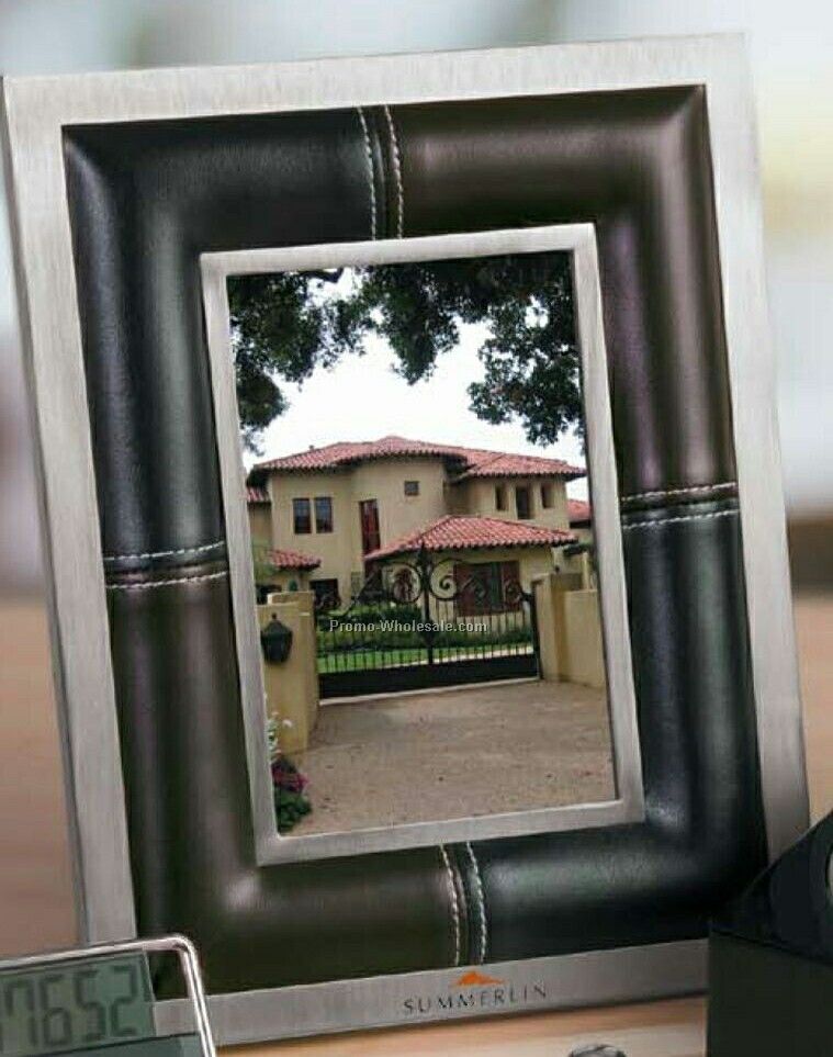 Essentials Chiaro Leatherette Picture Frame 7-1/2"x9-1/2"