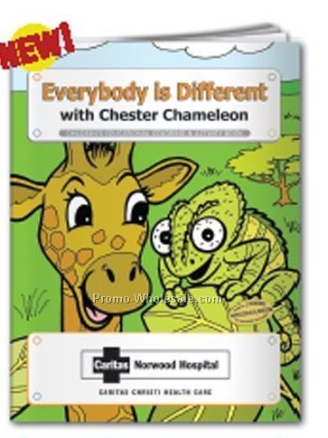 Everybody Is Different With Chester Chameleon Coloring Book