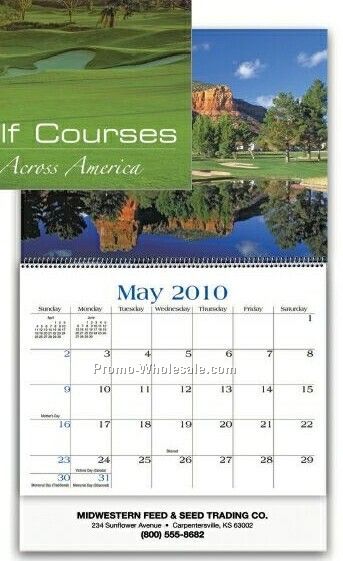 Executive Wall Calendar (Golf/ Early Order)