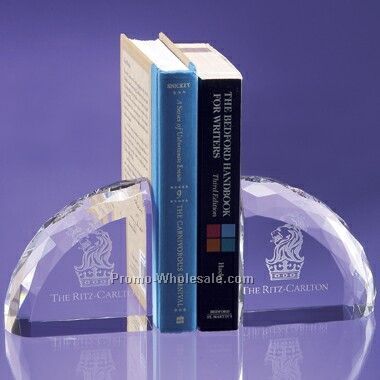 Faceted Bookends (Sandblast)