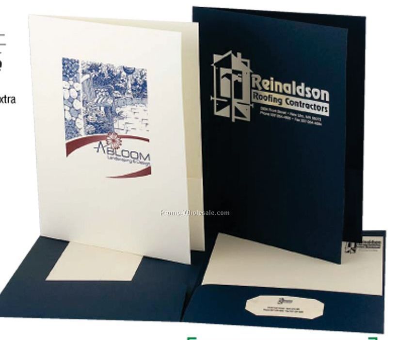 Fasturn Style Fn-2 Presentation Folder W/ 1 Color Foil