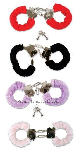 Furry Handcuffs 10`` Assorted Colors