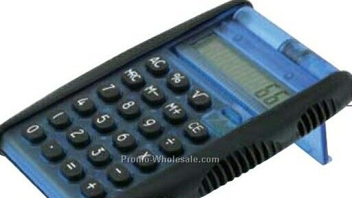 Giftcor Collection Blue Flip Calculator 3"x3-3/4"