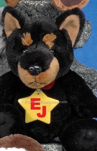 Good-buy Bunch Doberman Black Dog (8")