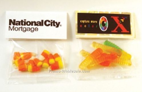 Header Card Packs Clear Cello Bag W/ 1/2 Oz. Fruit Rods