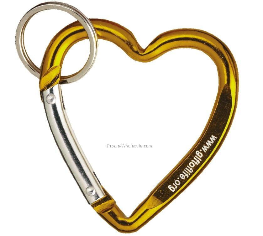 Heart Carabiner - Gold