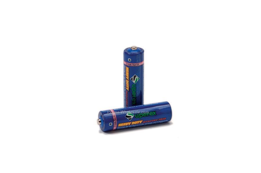 Heavy Duty AA Batteries - Per Pair (Blank)