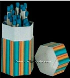 Hexagonal Lift-top Matchbox (4 Color)