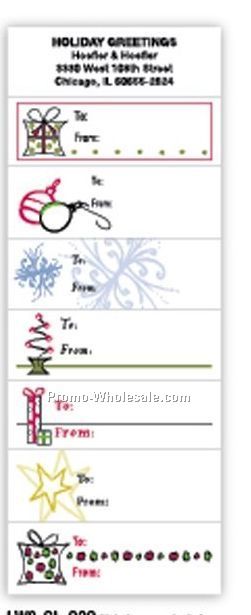 Holiday Greeting Celebration Labels