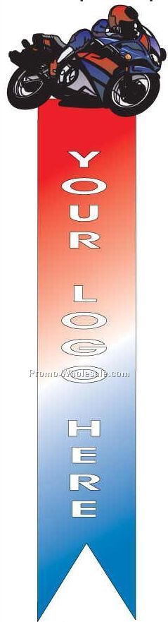 Import Motorcycle Bookmark W/ Black Back