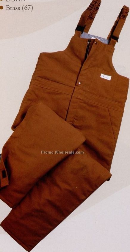 Indura Ultra Soft Brown Duck Insulated Bib Overall (S-xl)