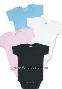 Infant 1 Piece Light Colors Short Sleeve Creeper (Infant Size) Rabbit Skin