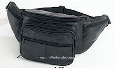 Jumbo Size Leather Waist Pouch