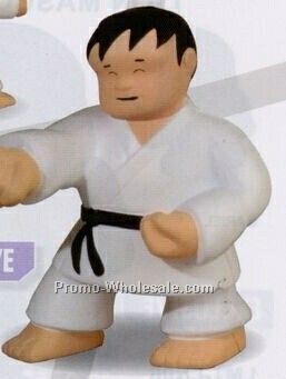 Karate Man Squeeze Toy