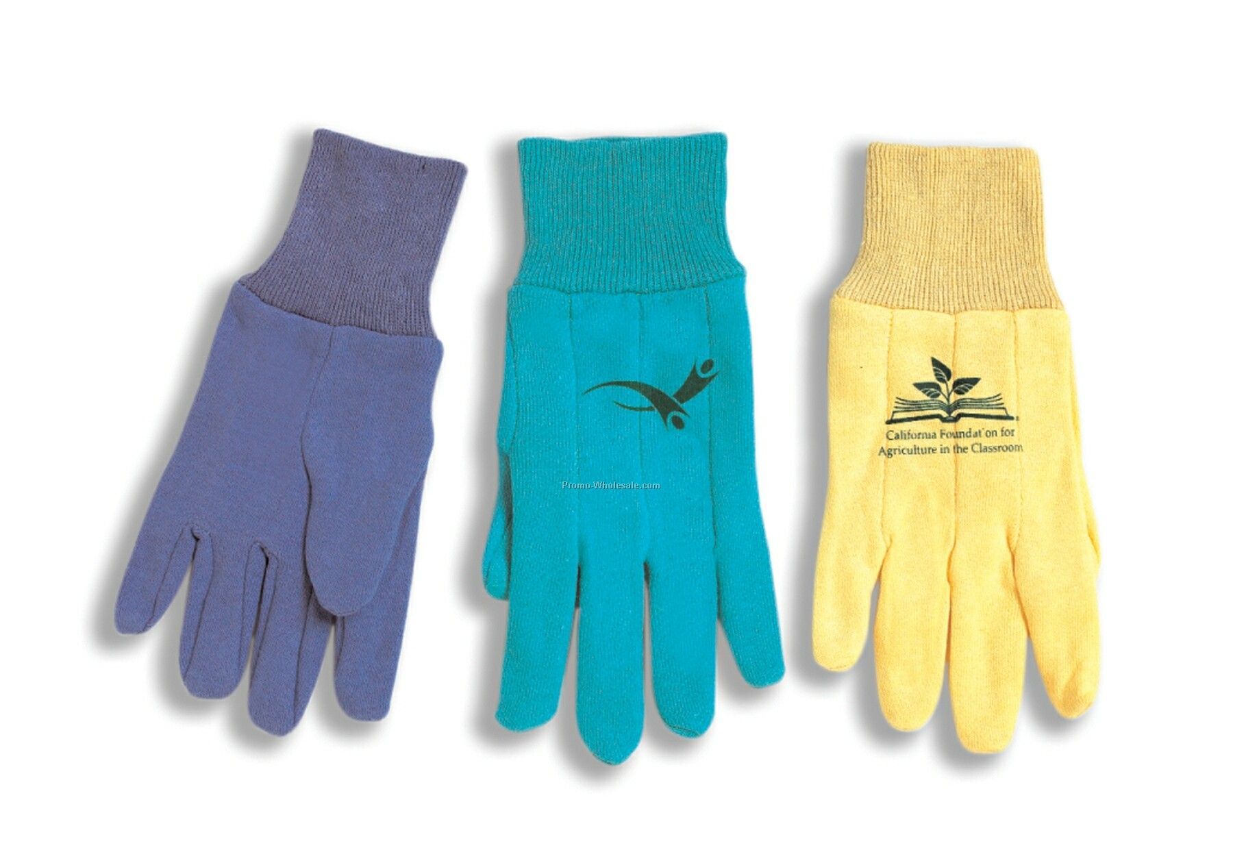 Ladies Jersey Glove With Matching Knit Wrist (One Size)