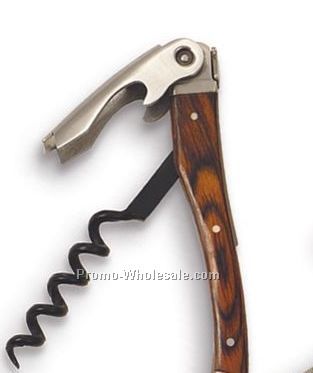 Laguiole Waiter's Corkscrew With Dark Wood Handle