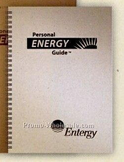 Large Personal Energy Saving Guide Journal 8-1/2"x11"