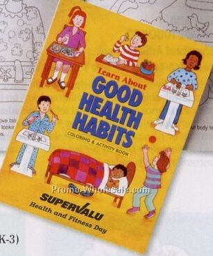 Learn About Good Health Habit Coloring & Activities Book (Bilingual)