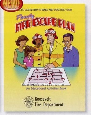Let's Learn How To Make Your Family Fire Escape Plan Activities Book