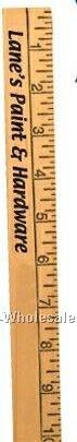 Light Natural Wood Yardstick