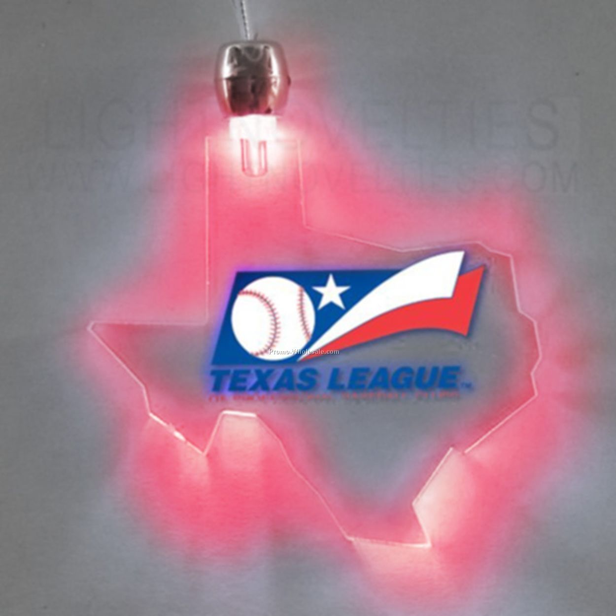 Lighted Necklace - Texas - Red Or Yellow
