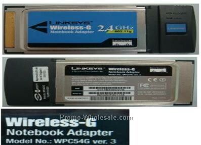 Linksys *wpc54g-v3 Wireless - G Notebook Adapter