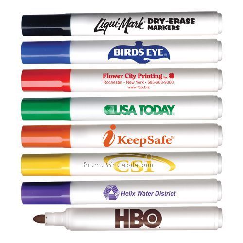 Low Odor Bullet Tip Broadline Dry Erase Marker