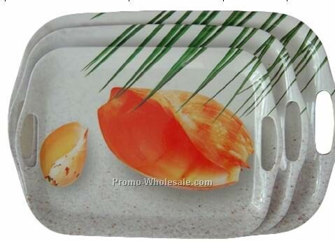 Melamine Nested Trays - Set Of 3