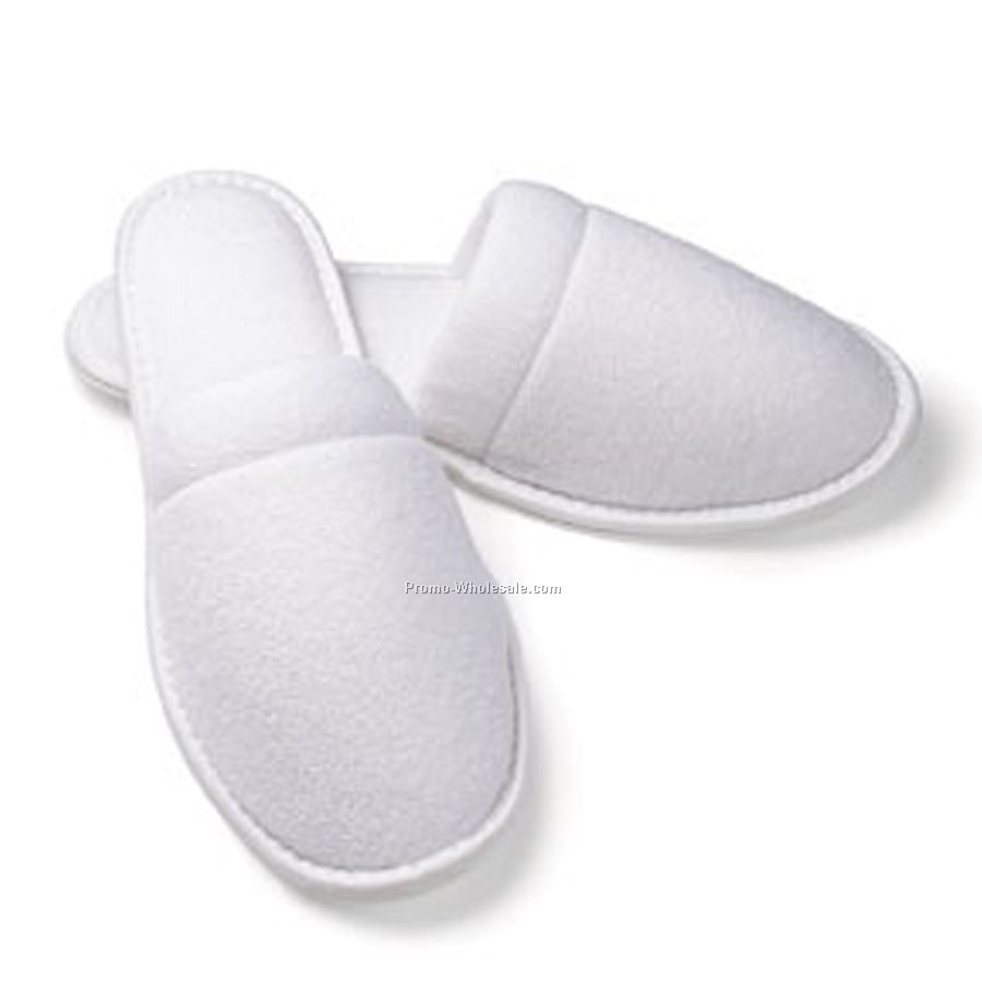 Men's Closed Toe Terry Slippers