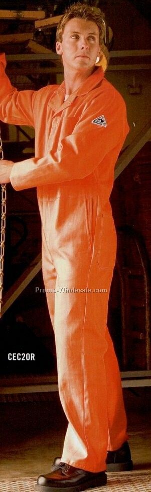 Men's Orange Contractor Coverall (S-xl)