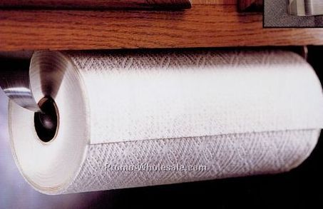 Metalla Stainless Steel Under Cabinet Paper Towel Holder Rack