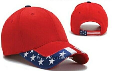 National Flag Pattern Trim Cap