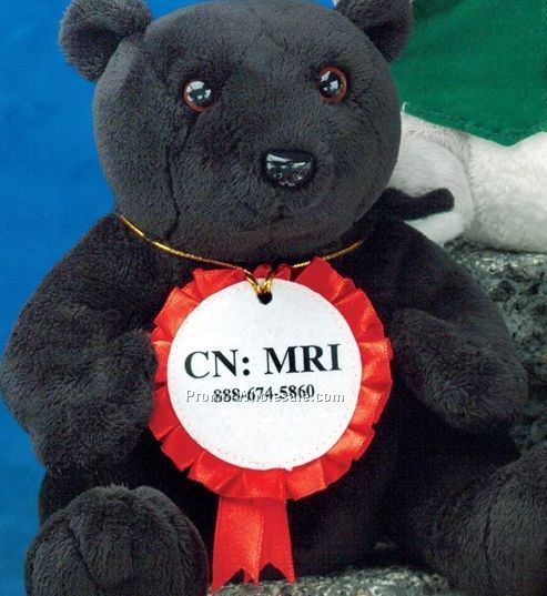 Nature Pal Stuffed Black Bear (7")