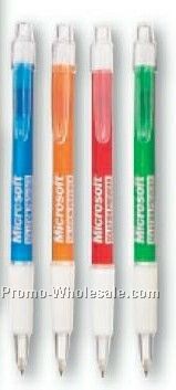 Neon Click Action Stick Pen