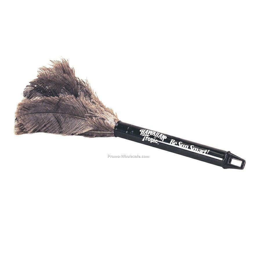 Ostrich Feather Duster With Retractable Black Tube