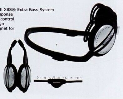 Panasonic Neck Band Headphones With Xbs Extra Bass System