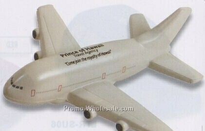 Passenger Airplane Squeeze Toy