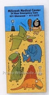 Peel N Play Charlie Stickers With Caveman & Dinosaurs