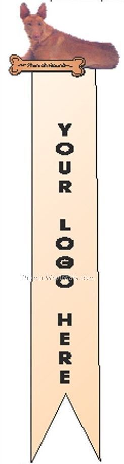 Pharaoh Hound Dog Bookmark W/ Black Back