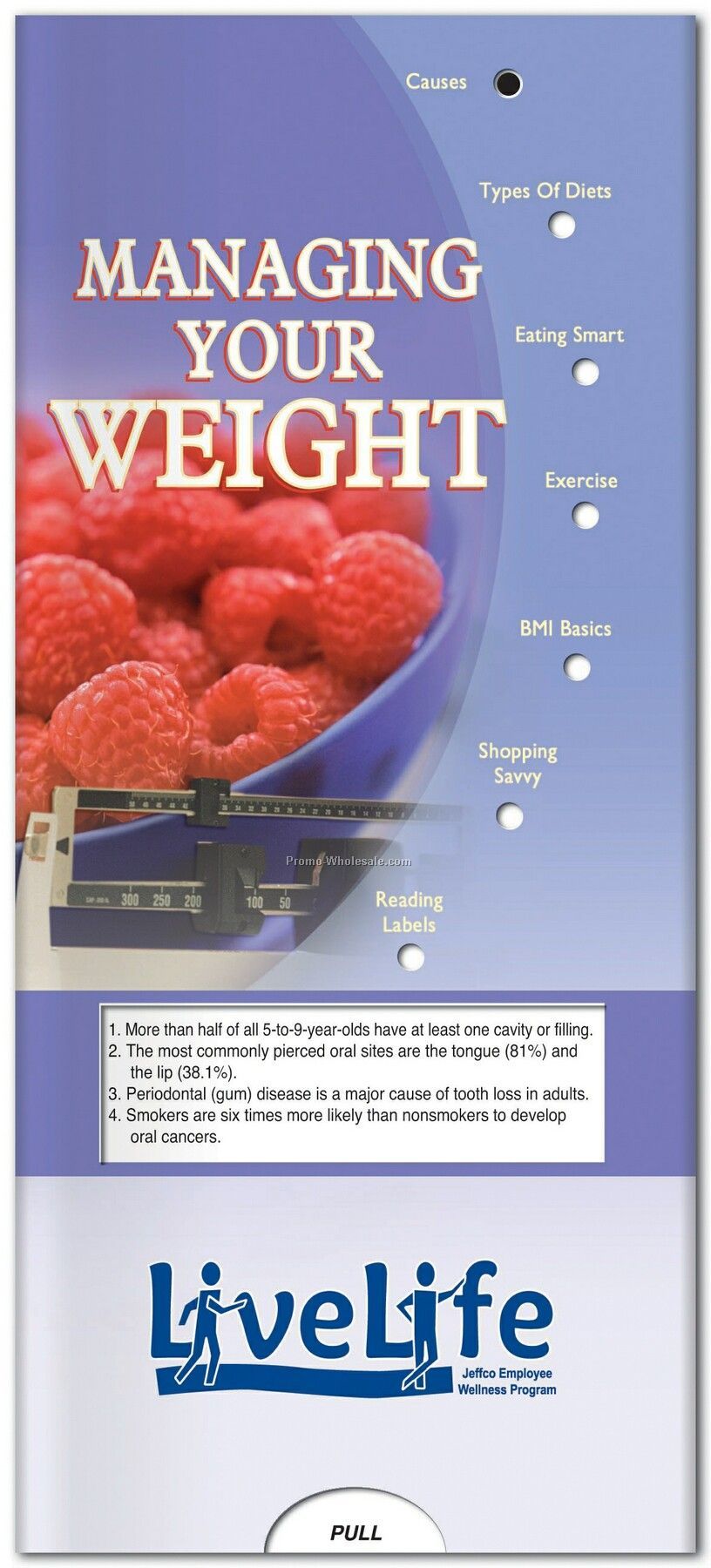 Pillowline Managing Your Weight Slider Chart